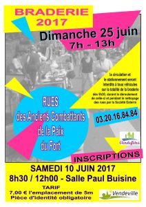 braderie 2017 vendeville