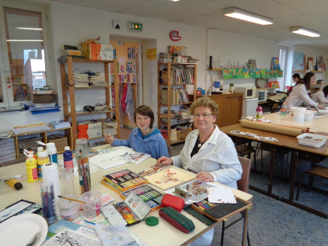 arts plastiques inter generations VENDEVILLE