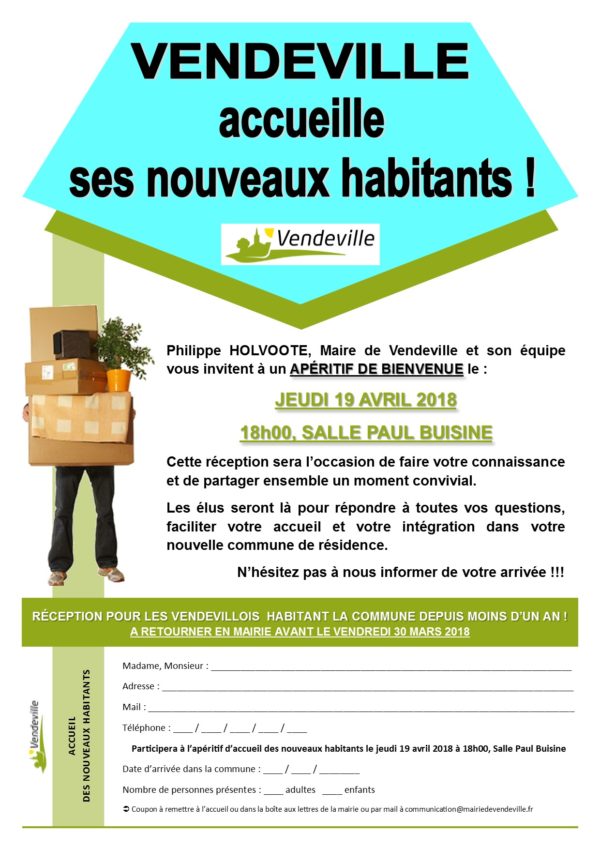 2018_Vendeville accueillent ses nouveaux habitants