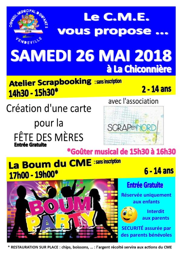C.M.E Scrapbooking et boum