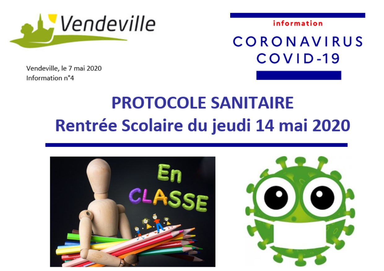 Protocole Sanitaire Rentrée Scolaire Du 14 Mai 2020 – Site Officiel De ...